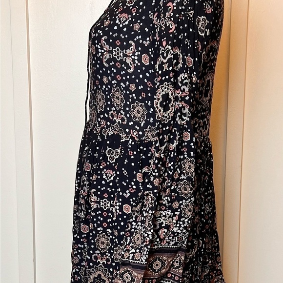 Altar’d State Long Sleeve Lace Up Neckline Dress Chic Size Small ‘Altered’ Lined - Picture 4 of 9